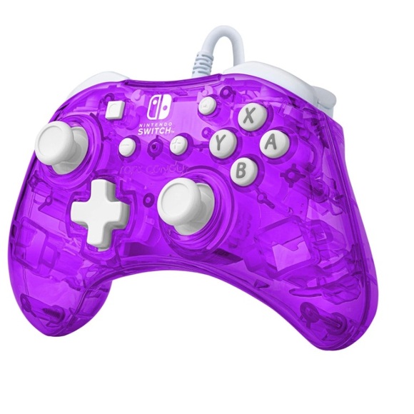 Nintendo Switch Wired Controller • Rock Candy • Cosmo Berry - Picture 3 of 11